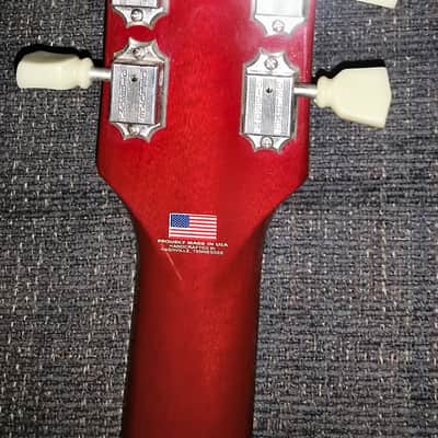 Rare Gibson "The Hawk" guitar - red image 3