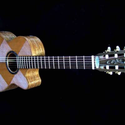 Blueberry Guitar Classical Nylon String 2023 - Hand Carved & Handmade image 2