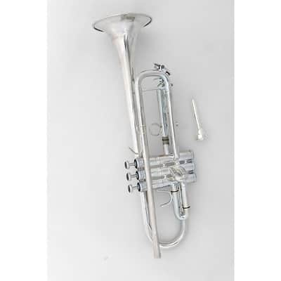 Allora ATR-580 Chicago Series Professional Bb Trumpet Regular Silver plated image 1