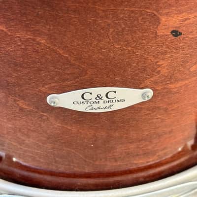 C&C Drums  Maple 3pc Kit in Walnut w/ SKB Hardshell Cases image 8