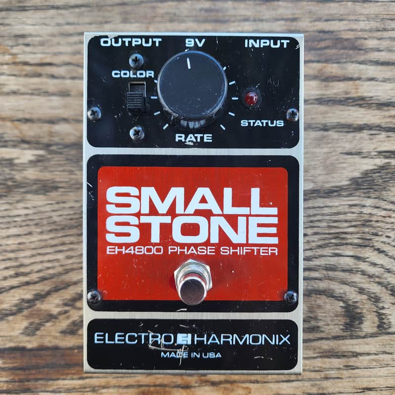 Electro-Harmonix Small Stone EH4800 Phase Shifter V4 with Status LED 1998 - 2006 - Black/Orange image 1