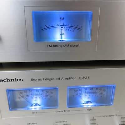 TECHNICS 2PC SU-Z1 INTEGRATED AMP + ST-Z1 TUNER RECAPPED PRO SERVICED + LED's image 11
