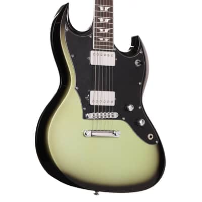 Woodrite Guitars Switchblade HT Guitar Aged Silverburst image 1