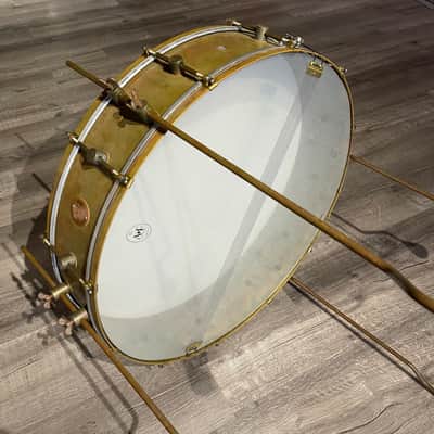 Used A&F Gong Snare Drum 28x6 w/Legs Bild 2