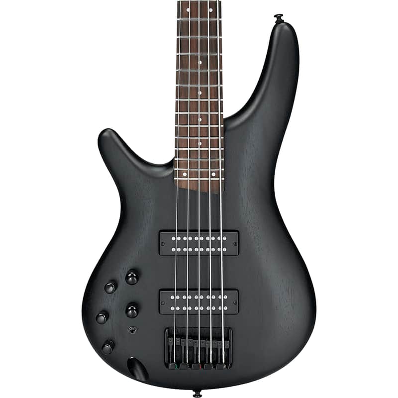 Ibanez SR305EBLWK SR Standard Left Handed 5-String Electric Bass Weathered Black image 1
