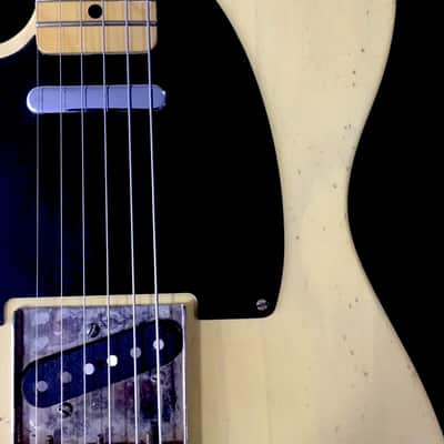 LEFTY! Wildwood Custom USA Musikraft Blonde TL51 Nocaster Relic Nitro Lacquer Swamp Ash 7 Lb HSC image 7