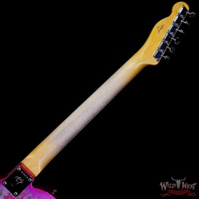 Fender Custom Shop Ron Thorn Masterbuilt 1968 Telecaster Maple Fingerboard Relic Pink Paisley image 5