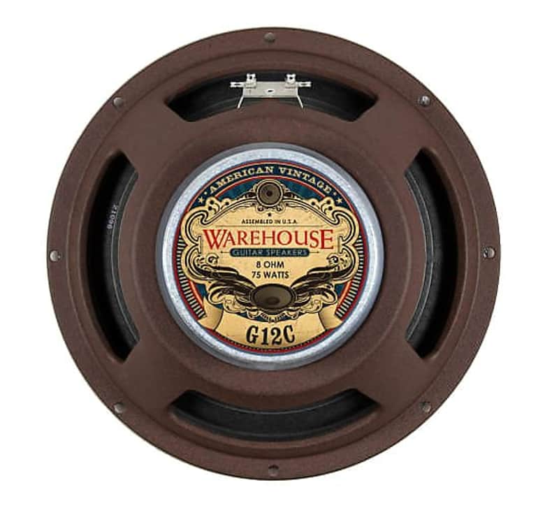 Warehouse Speakers G12C 75W 12" Guitar Speaker, 8 ohm image 1