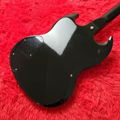 Burny REB-65 Short Scale Set Neck (Gibson EB-3 Model) 1990 - Black - Made In Japan MIJ image 11