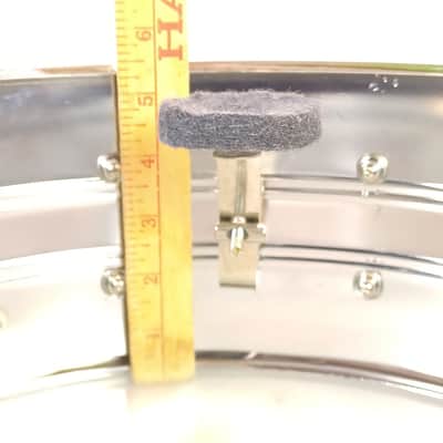 Pearl "Continental" 5.5x14" 10-Lug Steel Shell Snare Drum Vintage 70s +Muffler image 11