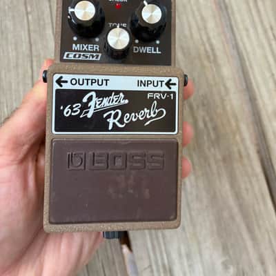 Boss FRV-1 '63 Fender Reverb 2009 - Present - Brown electric guitar effect pedal spring image 11
