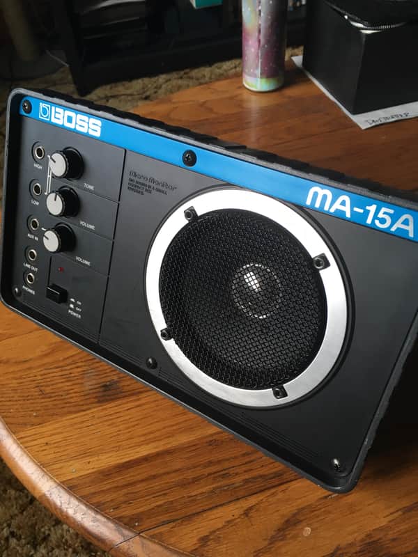 Boss MA-15A Micro Monitor 1980's Black image 1