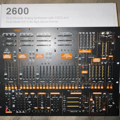 Behringer ARP 2600 Semi-Modular Analog Synthesizer 2020 - Black image 1