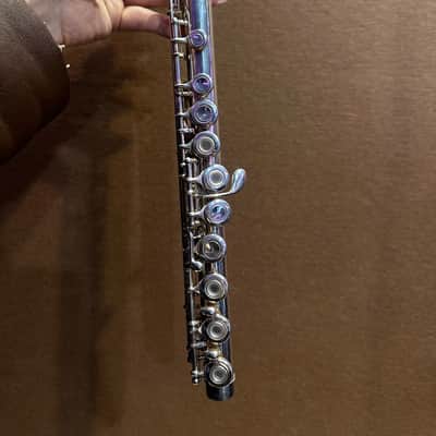 Yamaha YFL-361 Open Hole Flute – Made in Japan – Serial #807533 – Silver Headjoint – Inline G – Original Case image 3