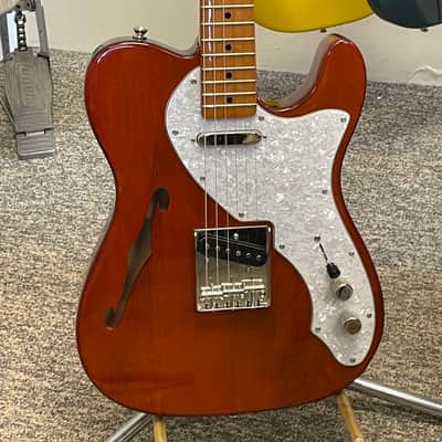 classic vibe 70s Squier Tele Thinline Natural Glossed Maple Neck image 2