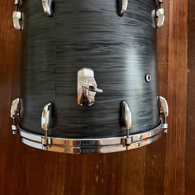 Pearl Masters Maple Gum Music City Custom 16x14 Floor tom 2021 - Matte Black Oyster #763 image 6