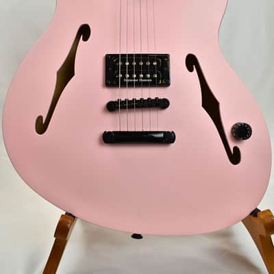 Fender Tom DeLonge Starcaster Shell Pink SH-5 Duncan Custom Semi Hollow with Locking Tuners image 5