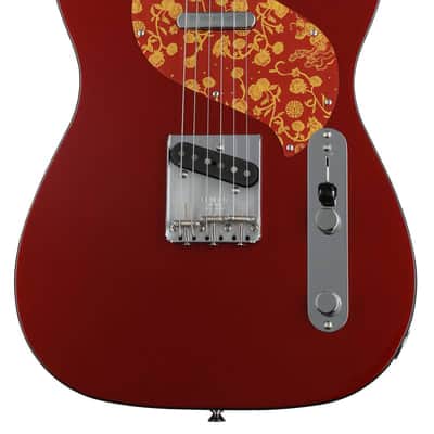 Fender Limited-edition Raphael Saadiq Telecaster Electric Guitar - Dark Metallic Red image 2