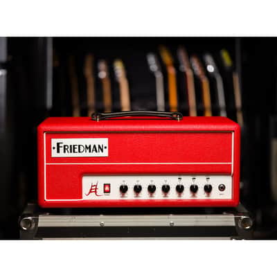 Friedman JEL-20 Jake E Lee Signature 20 Watt Tube Guitar Amplifier Head - Red image 21