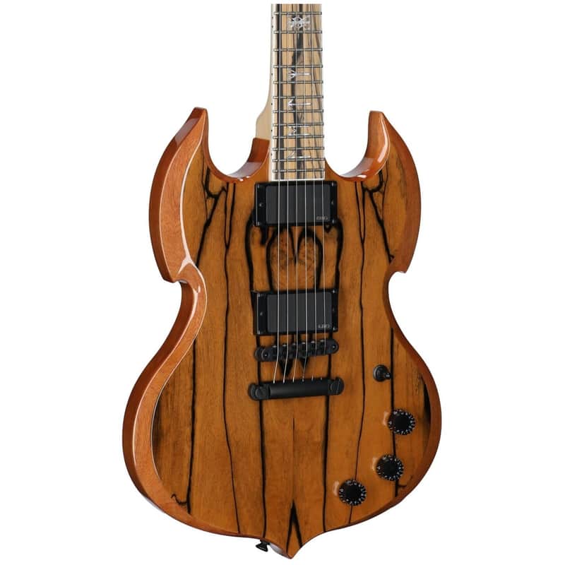 Wylde Audio Barbarian Pale Moon Ebony Electric Guitar, Gloss Natural image 1