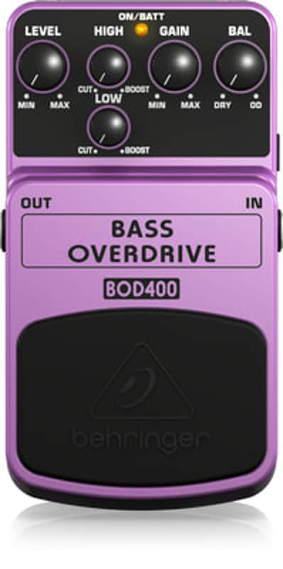 BEHRINGER BOD400 TUBE-SOUND OVERDRIVE PEDAL : BRAND NEW :  [DETROIT MODULAR] image 1
