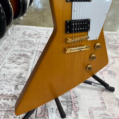 Epiphone 1958 Korina Explorer Electric Guitar - Natural image 8