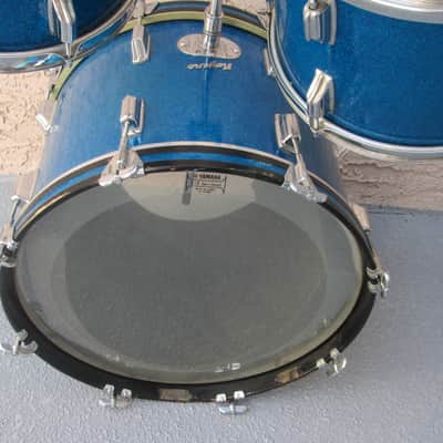 ROGERS VINTAGE HOLIDAY BLUE SPARKLE DRUM SET - DAYTON ERA image 13