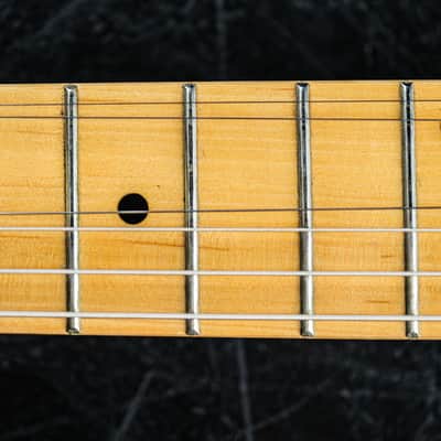 1990s Cort S-style Electric Guitar white / matching headstock image 13