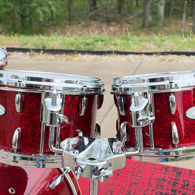 Pearl Music City Custom Maple/Gum Shell Pack 2025 - Red Glitter image 9