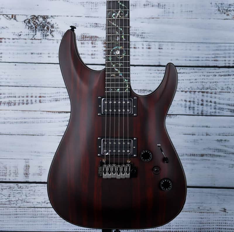 Schecter C-1 Exotic Ebony Guitar | Natural Satin (FREE SHIPPING) image 1