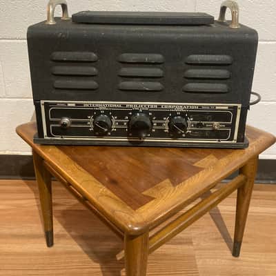 International Projection Corporation NP-30 1930’s Guitar Amplifier Head - Black Crinkle image 6