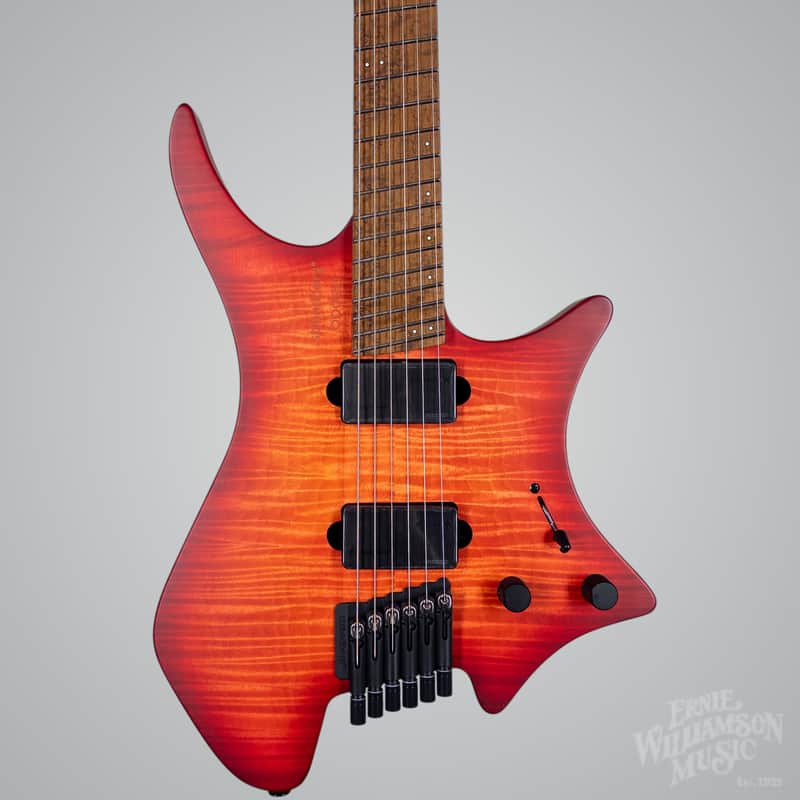 Strandberg Guitars BD6HCT-S5O2-G1-SC Boden Original N2.6 Sunset Coral Burst Satin image 1