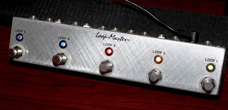 Loop-Master 5 channel pedal switcher true bypass pedal looper strip + FREE SHIPPING! image 1