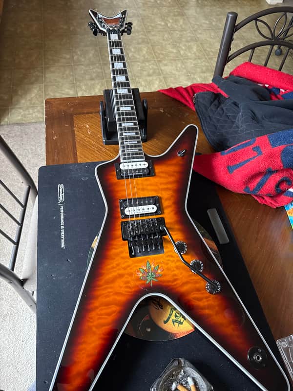 Dean ML Select Floyd Quilt Maple 2010s Trans Brazilia image 1