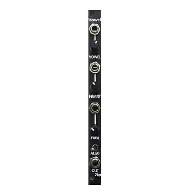 2hp Vowel Eurorack Formant Oscillator Module (Black) image 2