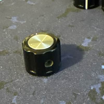 Unbranded Small Reflector Knob with Brass Insert and Setscrew 2025 - Black / Silver image 2