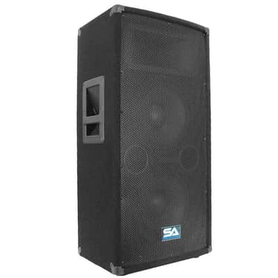 Pair Dual 10" PA DJ Speakers 600 Watts ~Pro Audio Band image 2