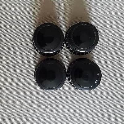 4 Piece Black Ibanez Sure Grip III Guitar Tone and Volume Knobs image 3