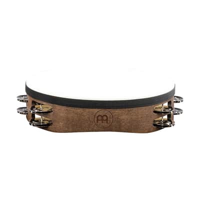 Meinl Percussion TAH2WB Traditional Wood Series Headed 10 Inch Tambourine image 4