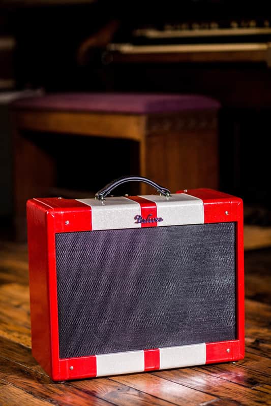 Deluxe Amplification 5E3 '59 Tweed Deluxe Red / White Sparkle image 1
