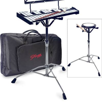 STAGG Percussion Bell Set In Ergonomic Nylon Gigbag Xylophone Glockenspiel image 1