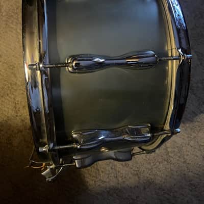 Slingerland  Magnum snare drum  1970-80 - Pewter image 10
