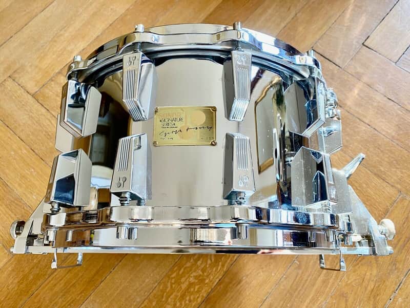 Vintage Sonor Signature HLD 588 Snare 14x8 Snaredrum Hilite Lite Signature image 1