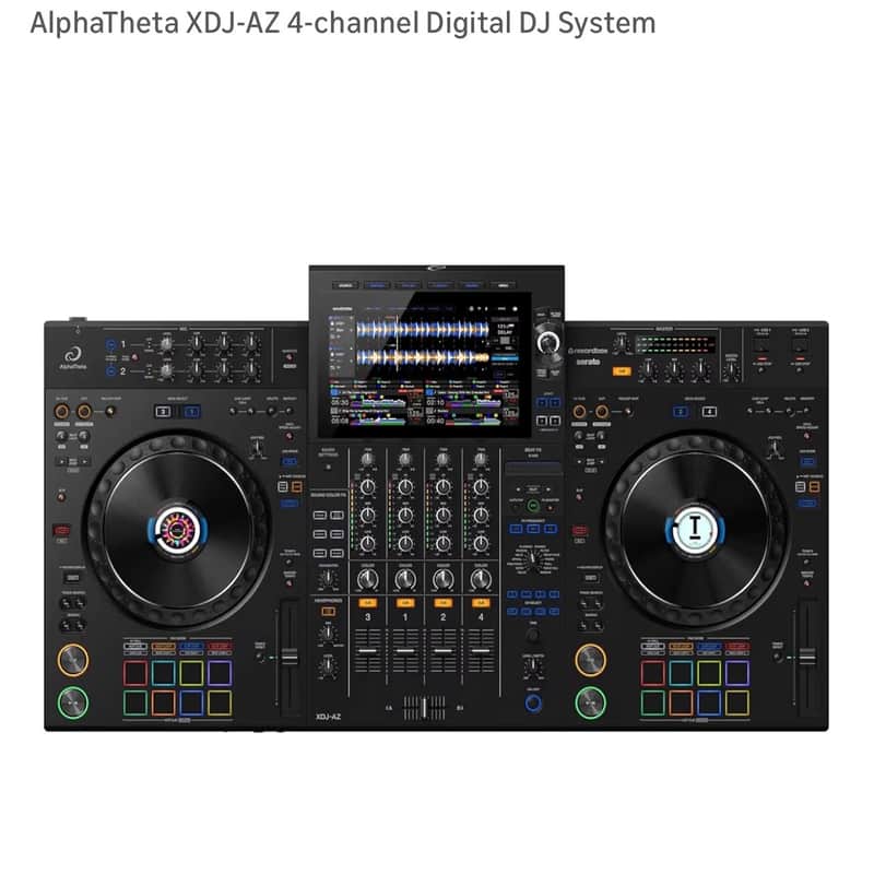 2025 Pioneer AlphaTheta XDJ-AZ All-In-One DJ System Black