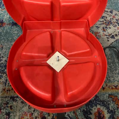 Terry Bozzio's Protector 22" Professional Touring Cymbal Case 1980's  - Orange image 16