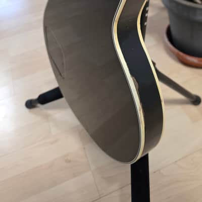 1969 Jedson Les Paul Standard David Gilmour Black Heavy Relic Aged Road Worn Vintage late 60s early 70s British UK brand Made in Japan MIJ MJ RARE Singlecut LP Artist Japanese Electric Guitar Open Book Headstock image 12