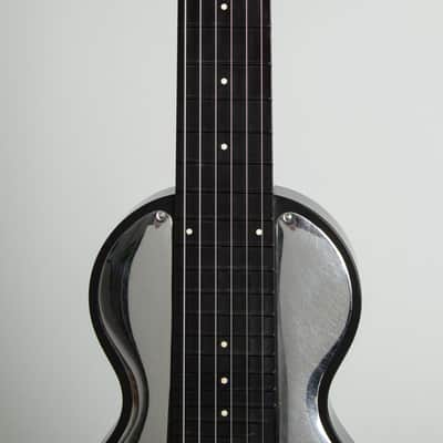 Rickenbacker Model B-6 Lap Steel Electric Guitar (1938), ser. #C-2198, original black hard shell case. image 8