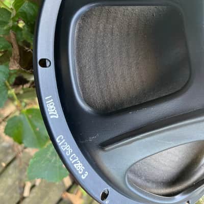 Jensen Vintage C12P 12” guitar speaker. 8 ohms. Amazing mint like new condition! 1965 - Black image 5
