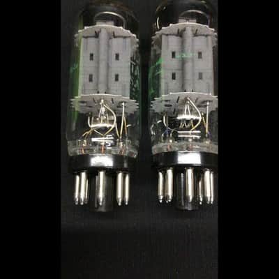 NOS NIB Matched Pair GE 6BL7GTA Coin Base Vacuum Tubes Radio Audio F.9670 image 4
