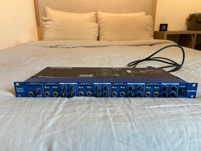 Samson S-Phone S Class Headphone Mixer/Amplifier 2010s - Blue image 1